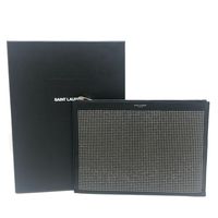 Saint Laurent studded clutch bag