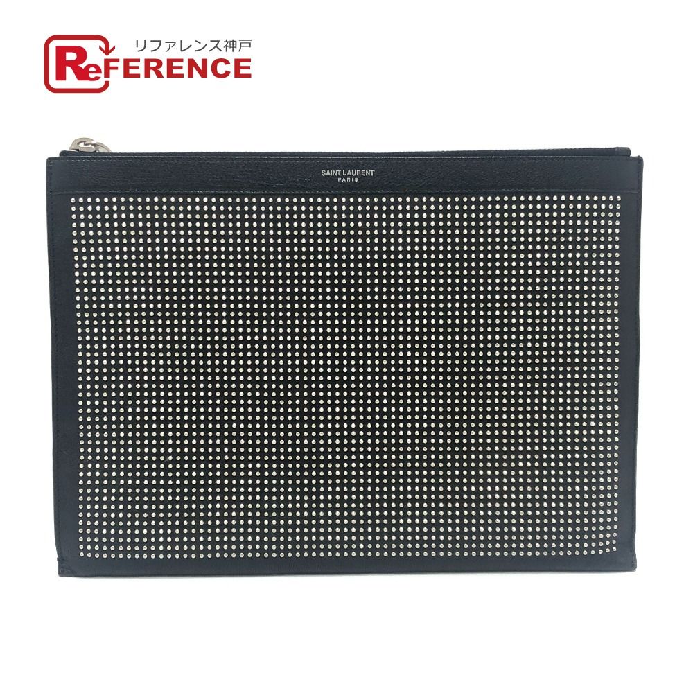 Saint Laurent studded clutch bag