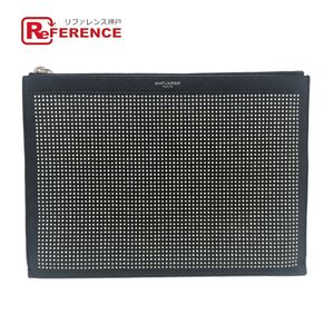 Saint Laurent studded clutch bag