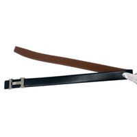 HERMES Constance H-belt, reversible leather belt for bottoms.
