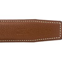 HERMES Constance H-belt, reversible leather belt for bottoms.