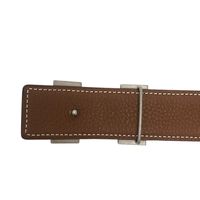 HERMES Constance H-belt, reversible leather belt for bottoms.
