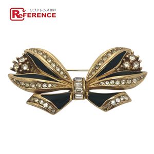 Dior Rhinestone RIBON Brooch