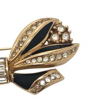 Dior Rhinestone RIBON Brooch