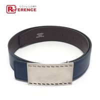 HERMES Stitch Square Buckle Belt