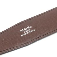 HERMES Stitch Square Buckle Belt