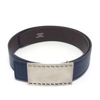 HERMES Stitch Square Buckle Belt