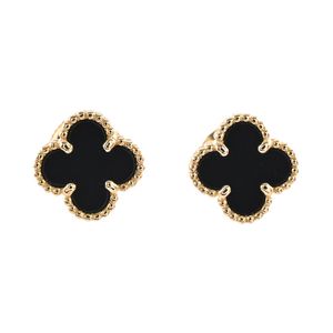 [Pre-owned] Van Cleef & Arpels Sweet Alhambra Earrings VCARA44900 18K Yellow Gold (K18YG)