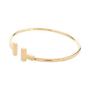 [Pre-owned] Tiffany & Co. T-Wire Bangle, 18K Yellow Gold