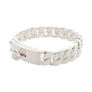 [Pre-owned] Hermes Kelly Gourmet GM Bracelet, Sterling Silver 925 (SV925)