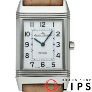 Jaeger-LeCoultre Reverso Classic Watch Q2508412/252.8.86, Warranty Card, Stainless Steel/Leather Strap, Men's Watch, Silver, Overhauled & Polished, Excellent Condition [Used]
