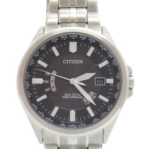 成色極佳的西鐵城 (Citizen) CB0011-69E 精鋼黑色光動能腕錶，黑色錶盤，1769 型號 [二手] 西鐵城
