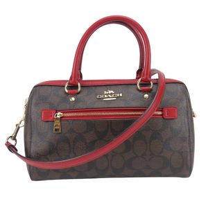 Coach 經典款手提包，PVC 皮革 [二手]