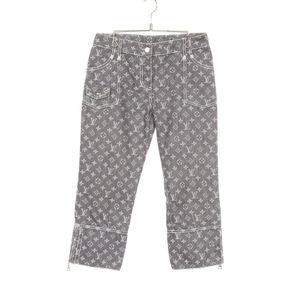 【二手】路易威登LOUIS VUITTON Monogram 七分牛仔褲 RW071W WKPA03CF7 棉質牛仔褲 女款 二手 C