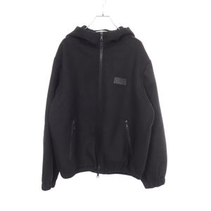 [중고] VALENTINO VLTN 로고 후드 집업 울 캐시미어 재킷 남성용 Used A