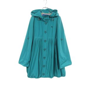 [중고] BURBERRY BLUE LABEL 로고 자수 후드 아우터 여성용 Used A