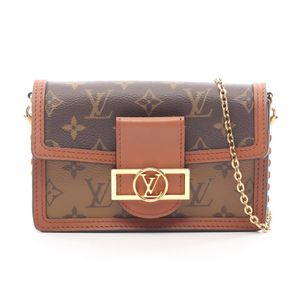 [중고] LOUIS VUITTON 숄더백 포르트포유 도핀 모노그램 리버스 M68746 PVC 코팅 캔버스 레더 포르트포유 도핀