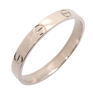 [Pre-owned] Cartier Mini Love Ring B4085100 K18WG (White Gold) Mini Love Ring Unisex Used A
