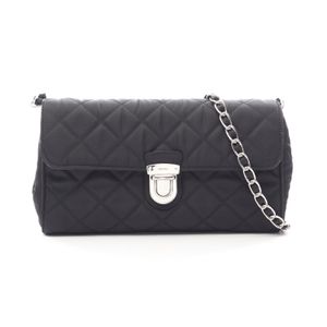 [중고] Prada PRADA 숄더백 퀼팅 블랙 나일론 체인 숄더 여성용 Used A