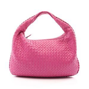 【二手】BOTTEGA VENETA 单肩包/斜挎包 Veneta Bag Intrecciato 粉色 皮革 Intrecciato 单肩包/斜挎包 女士