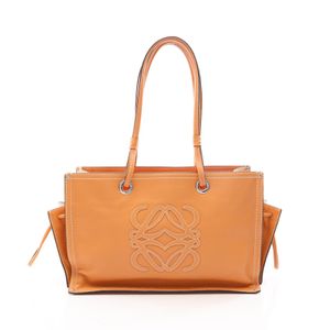 [중고] LOEWE 토트백 아나그램 쇼퍼 캐멀 레더 아나그램 토트백 여성용 Used A