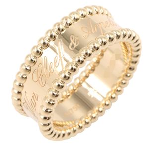 [Pre-owned] Van Cleef & Arpels Perlee Signature Ring VCARO3Y600 K18 (Yellow Gold) Perlee Signature Ring for Women