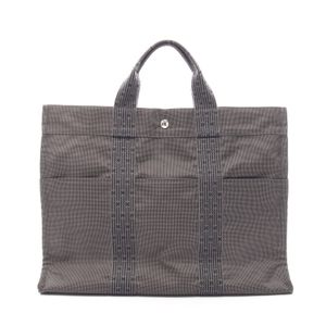 [중고] Hermes 에르메스 토트백 에르라인 MM 그레이 캔버스 에르라인 토트백 MM 그레이 유니섹스 Used B
