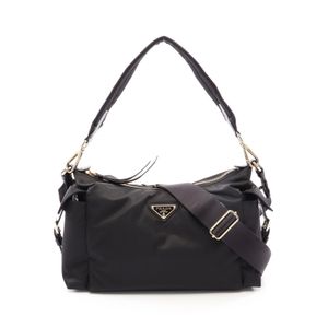 【중고】 Prada PRADA 숄더백 TESSUTO + VITELLO 2WAY 1BC264RDLNF0002 나일론 레더 숄더백 여성용 신품