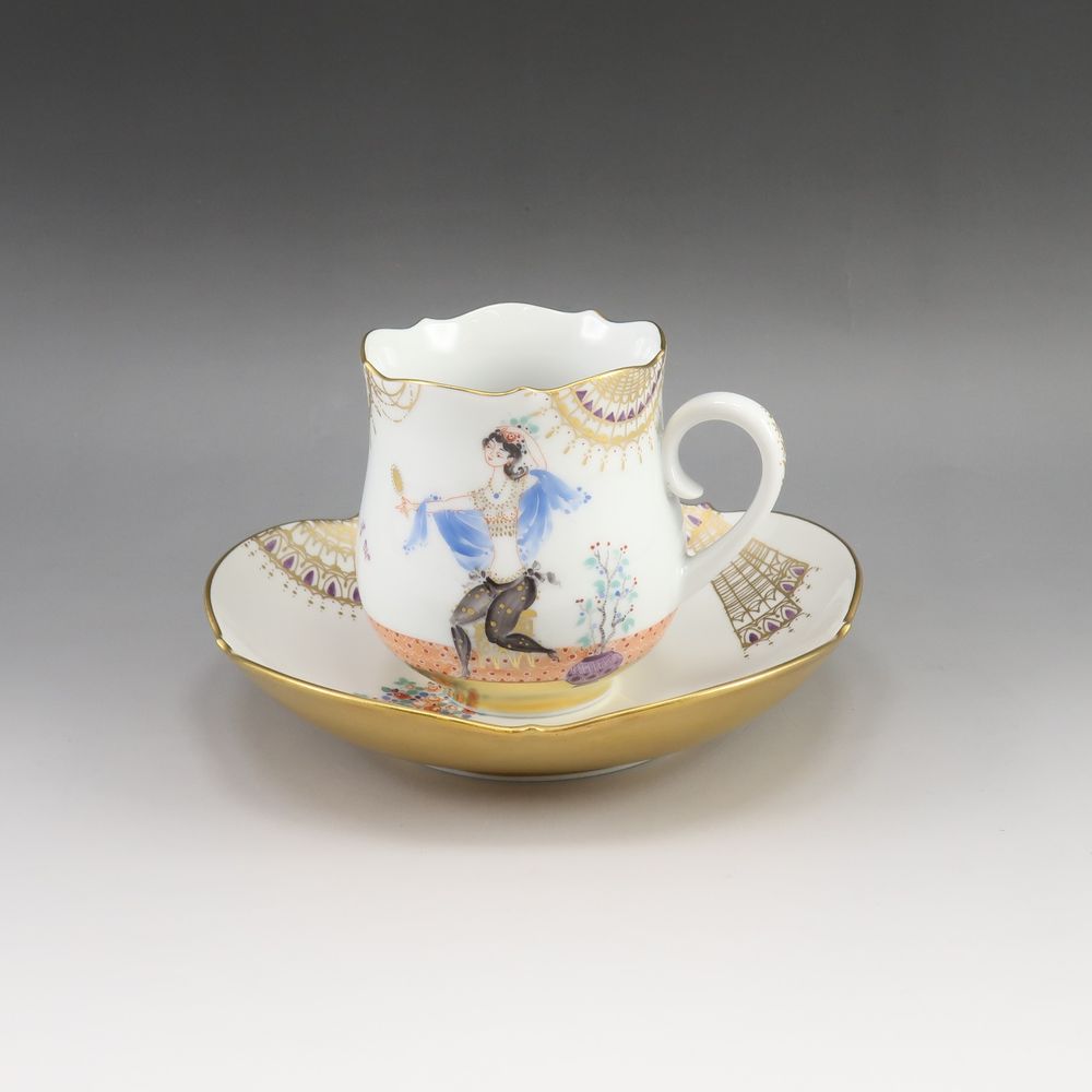 邁森阿拉伯之夜茶杯碟套裝，餐具，23582/680710 6號 - [二手]
