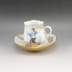 マイセン Meissen アラビアンナイト カップ&ソーサー 食器 23582/680710 No.6 Arabian Nights Cup & Saucer _【中古】