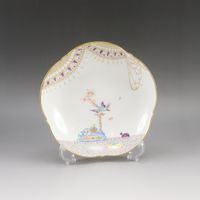 ไมเซน (Meissen) Arabian Nights ถ้วยและจานรอง เครื่องใช้บนโต๊ะอาหาร 23582/680710 No.3 Arabian Nights Cup & Saucer _【สินค้ามือสอง】