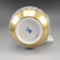 ไมเซน (Meissen) Arabian Nights ถ้วยและจานรอง เครื่องใช้บนโต๊ะอาหาร 23582/680710 No.3 Arabian Nights Cup & Saucer _【สินค้ามือสอง】