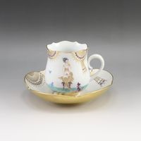 迈森 Meissen 一千零一夜系列 杯碟套装 碗碟盘子 23582/680710 No.1 Arabian Nights Cup & Saucer _【二手】