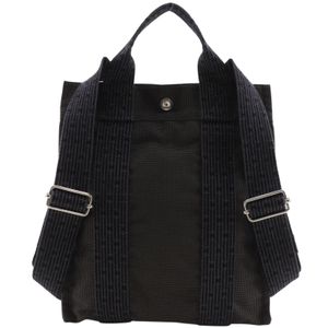 Hermes 에르메스 에르라인 아드 PM 백팩/배낭 나일론 캔버스 그레이 숄더백, 토트백, 2way, A5 스냅 버튼 Herline Ad PM 여성용 [중고]