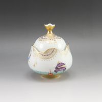 ไมเซน Meissen Arabian Nights โถใส่น้ำตาล เครื่องใช้บนโต๊ะอาหาร 23925/680710 Arabian Nights Sugar Pot _【สินค้ามือสอง】