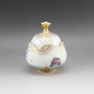 マイセン Meissen アラビアンナイト シュガーポット 食器 23925/680710 Arabian Nights Sugar Pot _【中古】