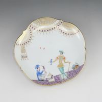 邁森阿拉伯之夜Plate，18.5厘米，餐具，23501/680710 No.05，7.3英寸 - [二手]