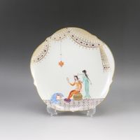 ไมเซน (Meissen) Arabian Nights จานขนาด 18.5 ซม. เครื่องใช้บนโต๊ะอาหาร 23501/680710 No.01 Arabian Nights Plate 7.3" _【สินค้ามือสอง】