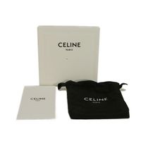 CELINE เซลีน ฟอนริง อุปกรณ์เสริมสมาร์ทโฟน แหวนจับสมาร์ทโฟน โลโก้ใหม่ ทองเหลือง สีทอง 10B866BRA.35OR (สินค้ามือสอง)