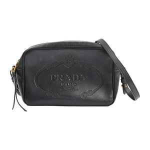 【二手】Prada PRADA 單肩斜背包 1BH089 小牛皮 黑色