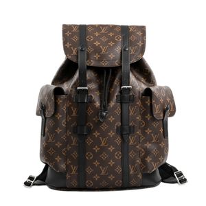 [Used] Louis LOUIS VUITTON Christopher MM Backpack, M43735 Braun