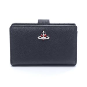 [Used] Vivienne Vivienne Westwood Bi-fold Wallet ZIP CARD WALLET Orb 51080028L0040N402 Saffiano Leather Bi-fold Wallet Women's New