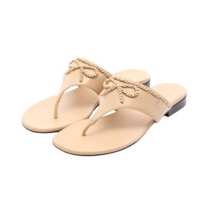 [Used] Chanel CHANEL Sandals Coco Mark Chain RIBON Leather Sandals Women's Unused