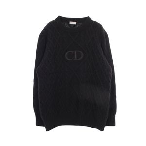 [중고] Dior 니트/스웨터 CD 로고 자수 213M656AT183 캐시미어 니트/스웨터 남성용 Used A
