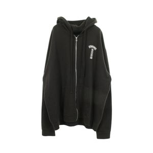 【중고】 Chrome Hearts 백 로고 기모 후드티 남성용 Used B
