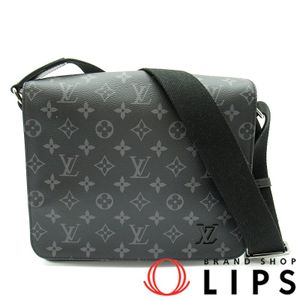 LOUIS VUITTON 디스트릭트 PM NV2 M45272 모노그램 이클립스 여성용 메신저백
 블랙【중고】