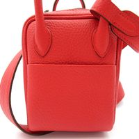 Hermes 에르메스 린디 미니 20 트리옹 클레망스 여성 숄더백
 루즈 라듀【신품】