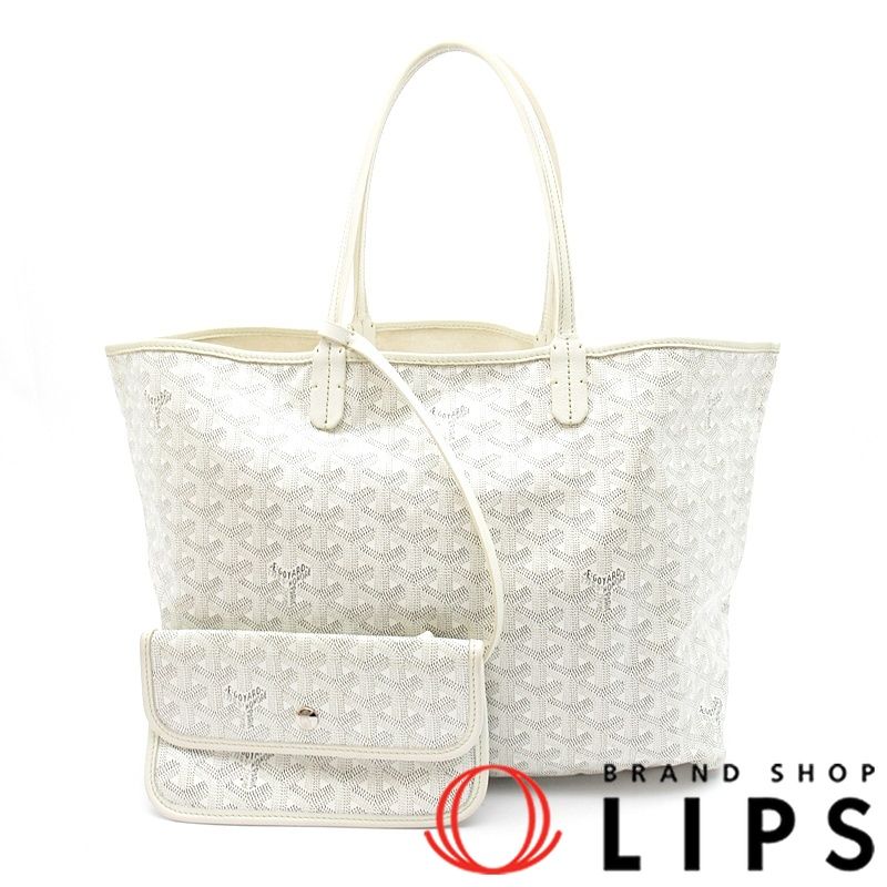 Goyard Saint Louis PM PVC/皮革女士手提包

白色 [二手]