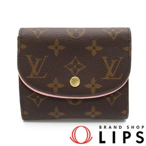 Louis Vuitton Portefeuille Marianne M62037 Monogram Women's Rose Ballerine [Pre-owned]