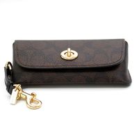 Coach太陽眼鏡盒 CZ207 PVC/皮革 女士ブラウン[二手]